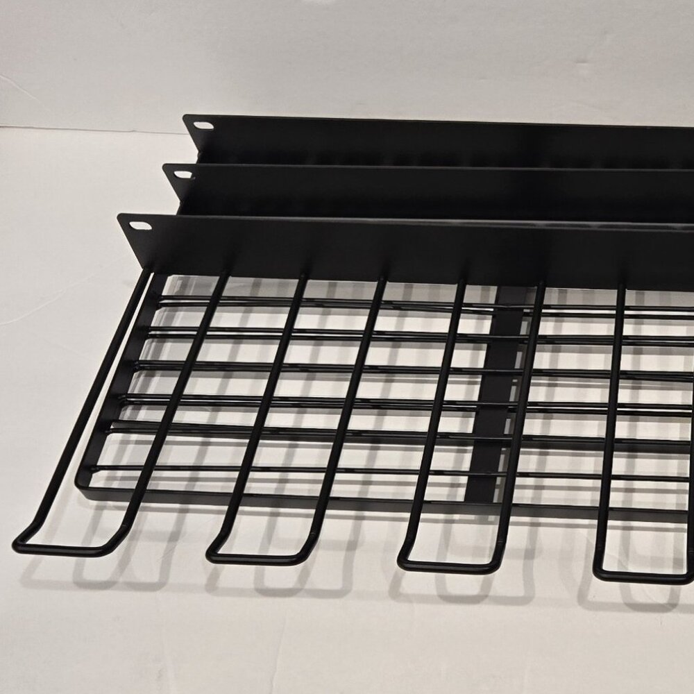 Metal Wall Shelf, Black Floating. Small Home Shelf, 16"x 8" inch. 3 Pcs